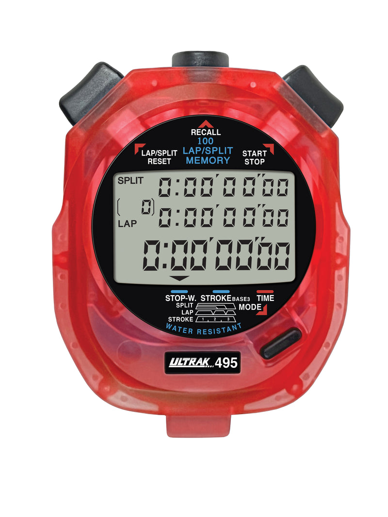 ULTRAK 495 - 100 Dual Split Memory Stopwatch